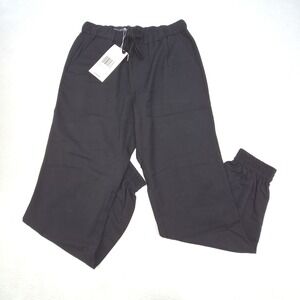 Wildfang Empower Drawstring Pant Womens Small Black Jogger Trousers NWT